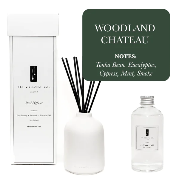 EssentiaLux Reed Diffuser - Woodland Chateau